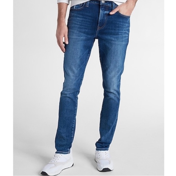 Free Planet Slim Fit Mens Denim Jeans 